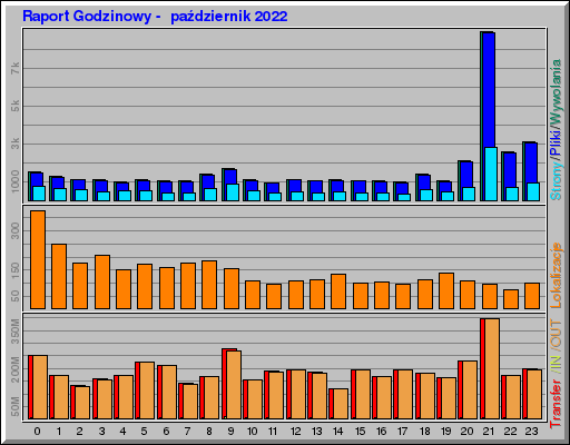 Raport Godzinowy -  październik 2022