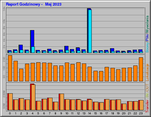 Raport Godzinowy -  Maj 2023