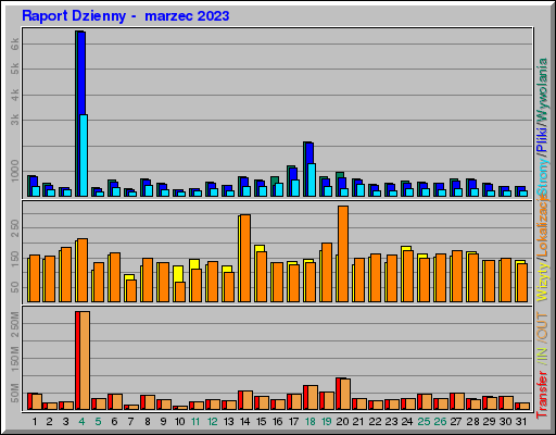 Raport Dzienny -  marzec 2023