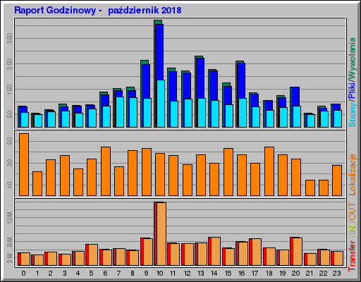Raport Godzinowy -  paĹşdziernik 2018