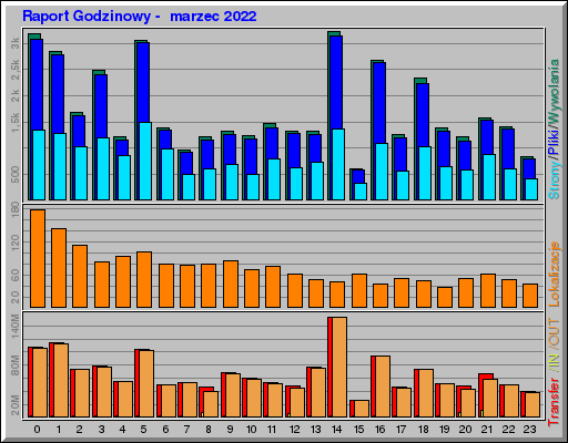 Raport Godzinowy -  marzec 2022