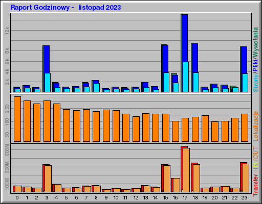 Raport Godzinowy -  listopad 2023