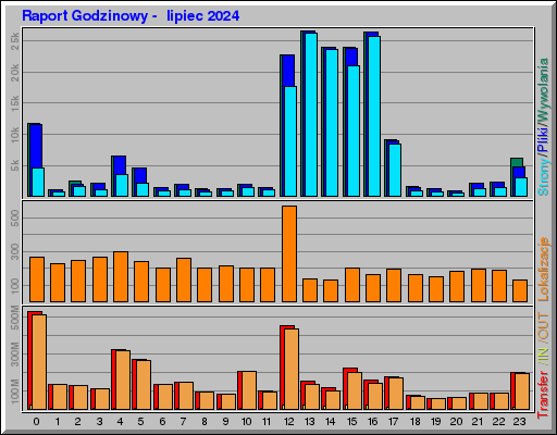 Raport Godzinowy -  lipiec 2024