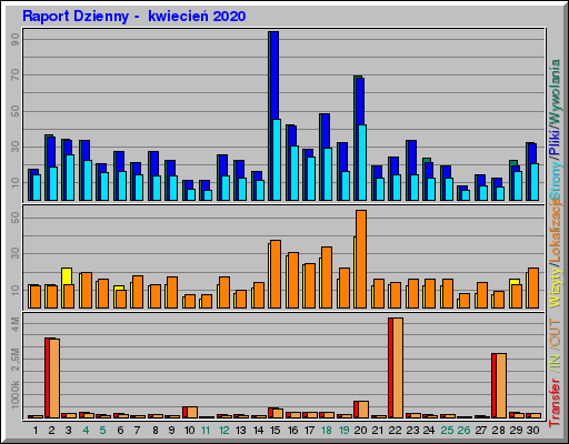 Raport Dzienny -  kwiecień 2020