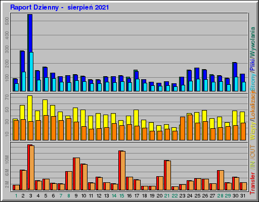 Raport Dzienny -  sierpień 2021