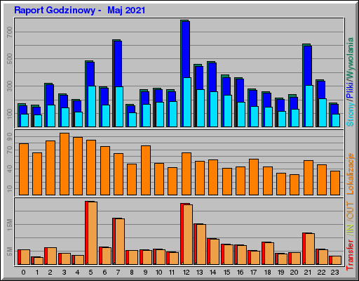 Raport Godzinowy -  Maj 2021