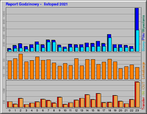 Raport Godzinowy -  listopad 2021