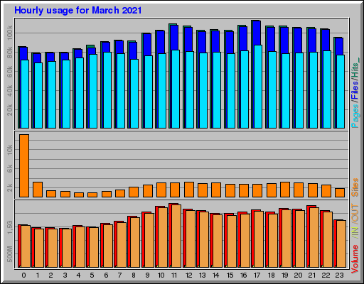 Raport Godzinowy -  marzec 2021