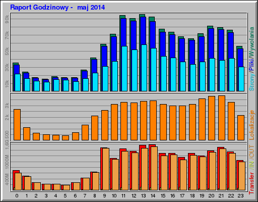 Raport Godzinowy -  maj 2014