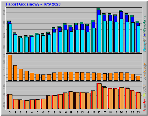 Raport Godzinowy -  luty 2023