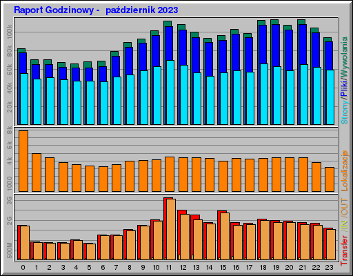 Raport Godzinowy -  październik 2023