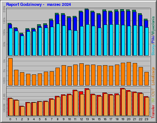 Raport Godzinowy -  marzec 2024