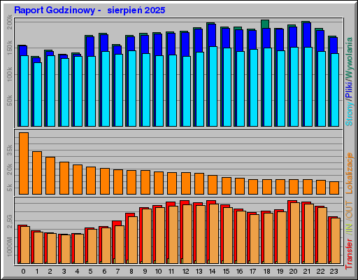 Raport Godzinowy -  sierpień 2025