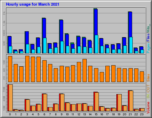 Raport Godzinowy -  marzec 2021