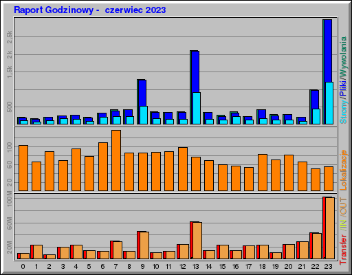 Raport Godzinowy -  czerwiec 2023