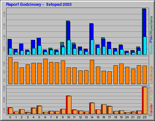 Raport Godzinowy -  listopad 2023