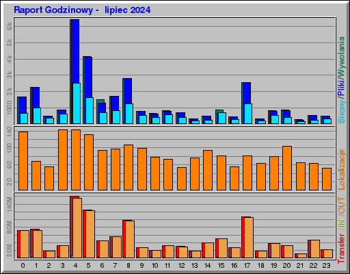 Raport Godzinowy -  lipiec 2024