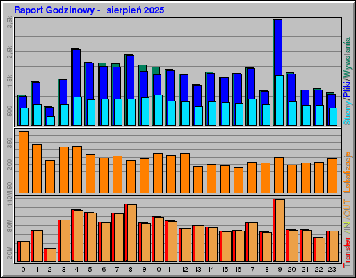Raport Godzinowy -  sierpień 2025