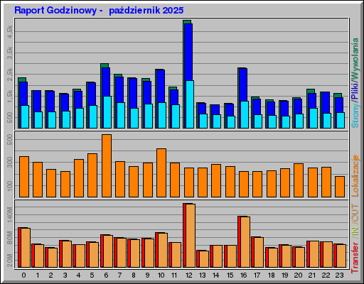Raport Godzinowy -  październik 2025