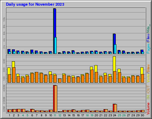 Raport Dzienny -  listopad 2023