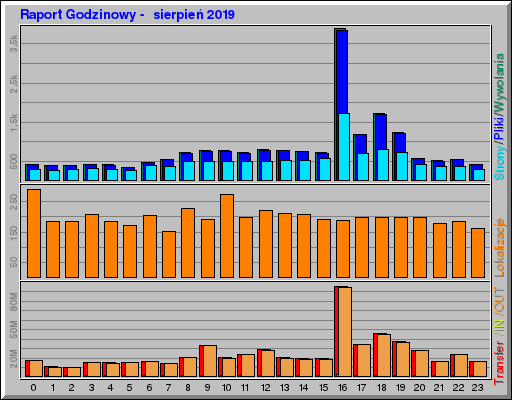 Raport Godzinowy -  sierpień 2019