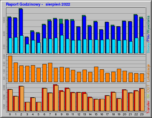 Raport Godzinowy -  sierpień 2022