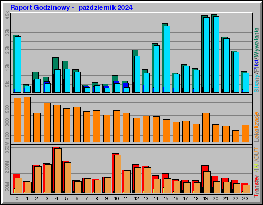 Raport Godzinowy -  październik 2024