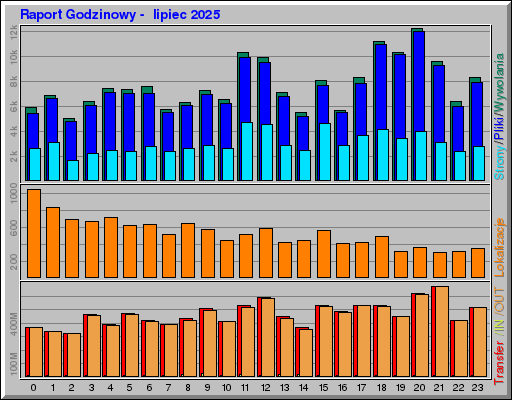 Raport Godzinowy -  lipiec 2025